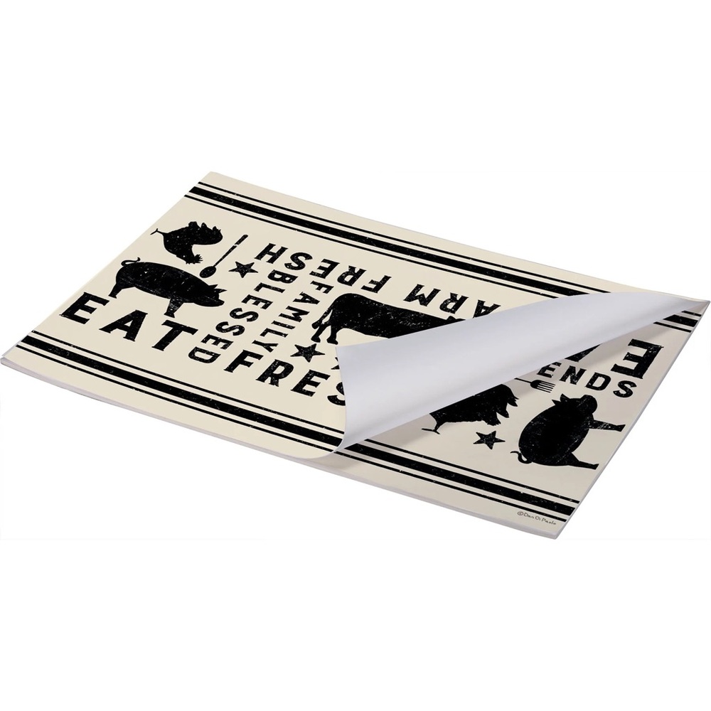 Farmhouse paper placemats